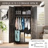 AMERLIFE Farmhouse Armoire Wardrobe Closet - 4 of 4