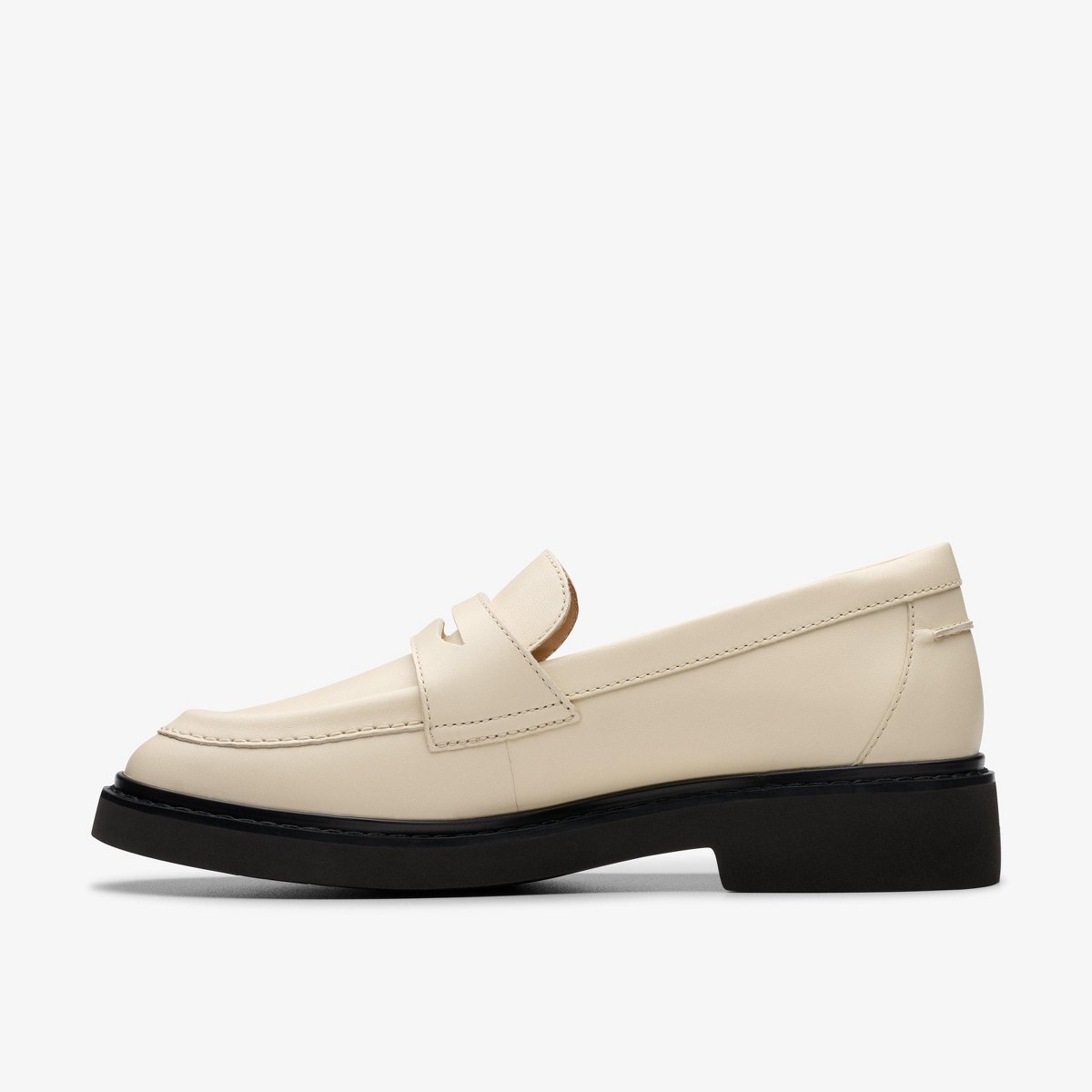 Обувь Clarks Womens Splend Edge Cream Leather Shoes 7.5 Medium — фото 5