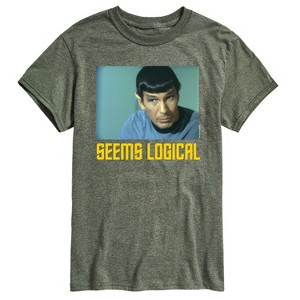 Men's - Star Trek - Spoc Seems Logical Short Sleeve Graphic T-Shirt - 1 of 4