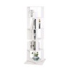 NicBex Bookshelf with Open Shelves,Rotating Bookshelf Storage Organizer for Bedroom,Living Room,Office - 4 of 4
