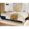 AMERLIFE 2 in 1 Pull Out Sofa Bed with Storage Chaise - 3 of 4