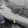 Black Bow Jewelry 14k Yellow Gold 10mm Polished Hollow San Marco Chain Bracelet - 4 of 4