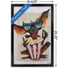 Trends International Warner 100th Anniversary: Art of 100th - Gremlins Framed Wall Poster Prints - 3 of 4