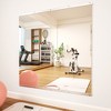 TinyHomie Rectangular Silver Polished Tempered Glass Full-Length Wall Mirror for Home, Gym, and Dance Studios - 2 of 4
