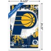 Trends International NBA Indiana Pacers - Maximalist Logo 23 Framed Wall Poster Prints - 3 of 4