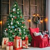 Tangkula 6ft PVC Artificial Christmas Tree 1346 Hinged Tips w/ Solid Metal Leg - 2 of 4