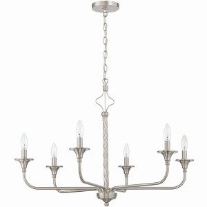 Craftmade Lighting Jolenne 6 - Light Chandelier in  Brushed Polished Nickel - 1 of 1