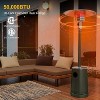 East Oak 50000 BTU Torch Patio Propane Outdoor Portable Heater Green: Iron Frame, 10ft Heat Radius, No Tools Assembly - 2 of 4