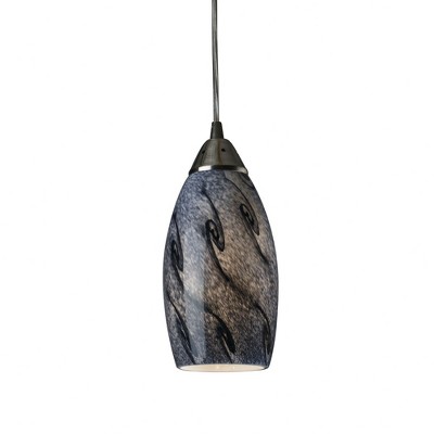 Elk Home Galaxy 1 - Light Pendant in  Satin Nickel