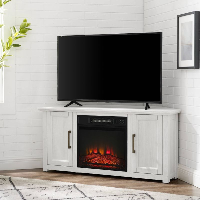 Camden Corner TV Stand for TVs up to 50" with Fireplace - Crosley, 3 of 19