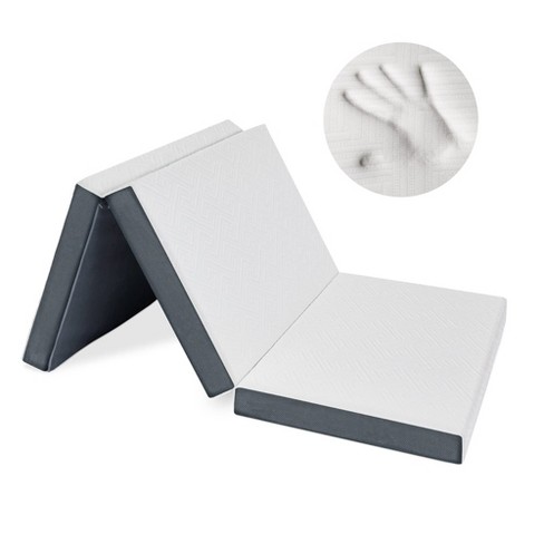 BLKMTY Folding Mattress 3 Inch Small Twin Mattress Tri-fold Memory