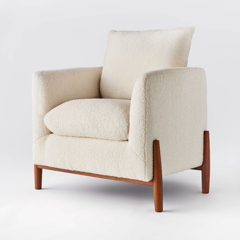 Elroy Accent Chair with Wooden Legs - Threshold™ designed with Studio McGee, 1 of 17