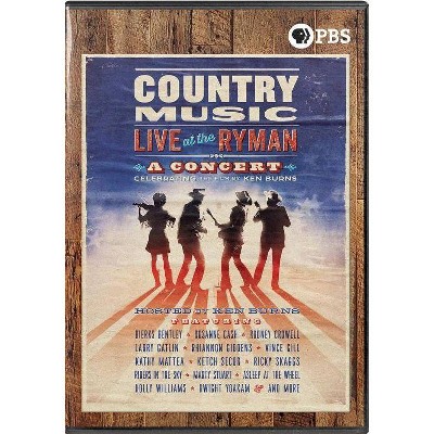 Country Music: Live at the Ryman (DVD)(2019)