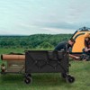 RISOKEYS Foldable Wagon - 30% Expandable, Adjustable Handlebar and All-Terrain Beach Wheels,480LBS Capacity,for Beach Trips,Camping,Shopping - 2 of 4
