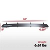 Yakima WindShield 52 Inch Sleek Versatile Design Aerodynamic Efficient Universal Steel Fairing with Band Style Attachment, Black - 3 of 4