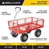 Gorilla Cart 1000 Pound Capacity Heavy Duty Steel Mesh Utility Wagon Cart - image 2 of 4