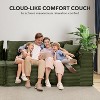 Modular Cloud Sectional Sofa w/Ottoman, No Assembly Corduroy Couch, Deep Seat u/l-Shape Sofa for Small Spaces, 4 Colors & Configurations - 3 of 4