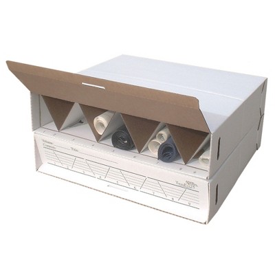 Advanced Organizing Systems TussFile25 Modular Stackable Roll Storage Up to 24” In Length