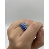 SHINE by Sterling Forever Sterling Silver Rainbow CZ Eternity Band Ring - 2 of 3