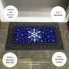 Evergreen Snowflake Sassafras Indoor Outdoor Switch Doormat 1'10"x10" Multicolored - 4 of 4