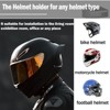 Metal Helmet Storage Cabinet, Wall-Mounted Dual Aluminum Helmet Bay Shelf Holder, Storage Cabinet Organizer - 4 of 4