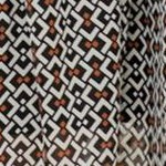 black geometric print