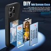 E-Ink Screen Phone Case for iPhone 16 Pro Max, NFC Ink Screen Slim Eco-Friendly Smart Cover with Custom Display - 3 of 4