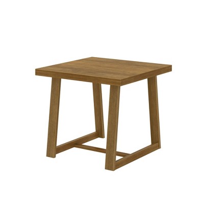 Pecan Wirebrush Solid Wood Counter Height Farmhouse Table