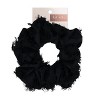 Kitsch Brunch Scrunchie - Frayed Black - 4 of 4
