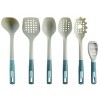 Spice by Tia Mowry Savory Saffron 12 Piece Wood and Nylon Kitchen Tool Set with Ceramic Crock - 4 of 4
