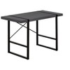 NicBex 48" Industrial Computer Desk with Grey Reclaimed Wood-Look Black Metal Legs, X-Shaped Support for Home Office, Laptop/Work - 2 of 4