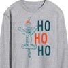Men's - Winnie the Pooh - Tigger Christmas Ho Ho Ho Long Sleeve Graphic T-Shirt - 2 of 4