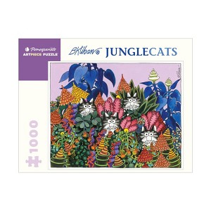 Pomegranate B. Kliban Jungle Cats JIgsaw Puzzle - 1000pc - 1 of 4