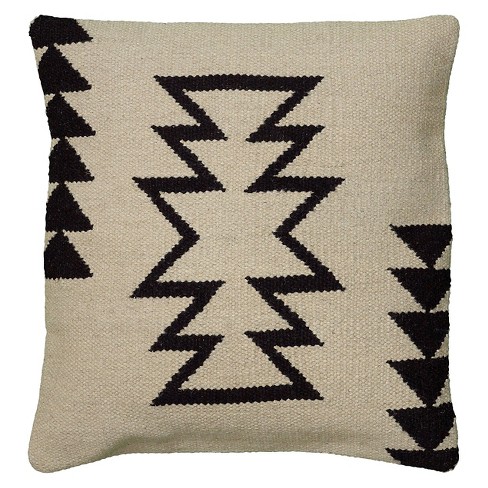 Southwest Medallion Accent Pillow - Rustic Throw Pillows, Black Forest Decor