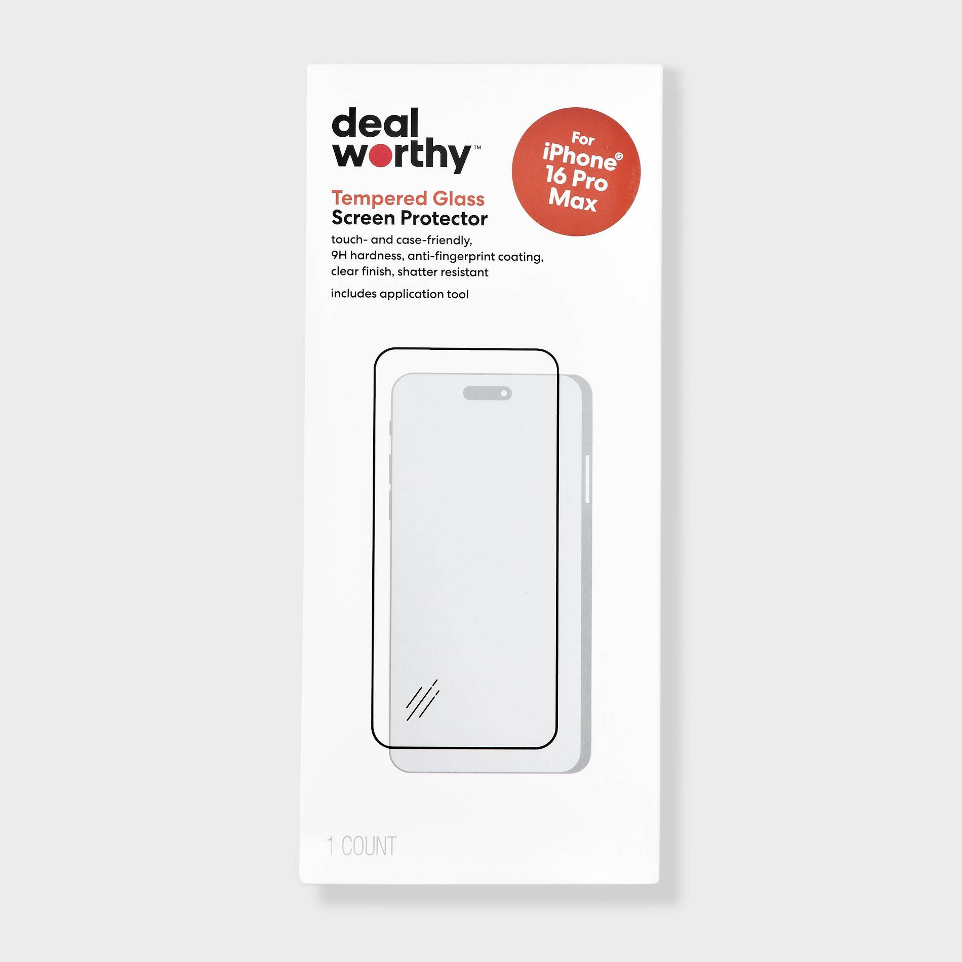 Apple iPhone 16 Pro Max Screen Protector - dealworthy™