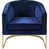 Meridian Furniture,Carter Velvet Accent Chair - 3 of 4