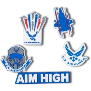 Crocs Jibbitz US Air Force Shoe Charms 5pk - 1 of 4