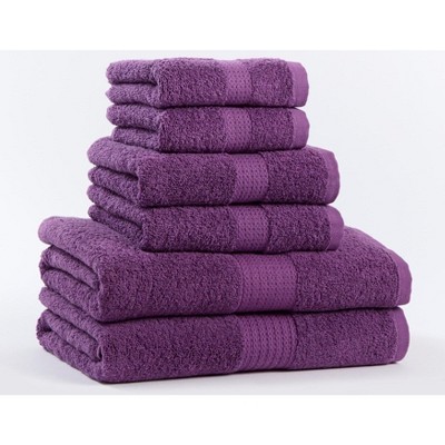 BrylaneHome BH Studio 6 Piece Bath Towel Set