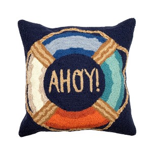 Liora Manne Frontporch Coastal Indoor/Outdoor Pillow.. - 1 of 4