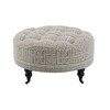 Acme Furniture,Upendo Ottoman casters, Pattern Fabric - 2 of 3