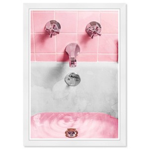 13" x 19" Bubblegum Bath Fashion and Glam Framed Wall Art Pink - Wynwood Studio: Modern Decor, Vertical Display - 1 of 4