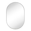 TEHOME Oba  Oval Metal Framed Wall Mounted Bathroom Vanity Mirror - 4 of 4