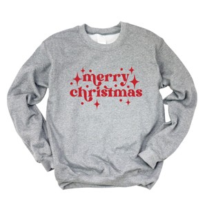Simply Sage Market Whimsical Merry Christmas Sweatshirt - 1 of 4