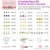 Glass Seed Beads Kit with 144 Colors, Includes Charms and Letters for Friendship Bracelet Making - 3 of 4
