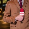 Underwraps Costumes News Reporter Microphone 10 Inch Adult Costume Accessory - 2 of 4