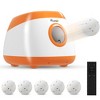 PawHut Automatic Dog Ball Launcher, Dog Ball Thrower with 26-79 FT Distance, 6 ETPU Balls, Remote Control, Low Noise, Orange - 4 of 4