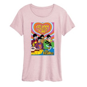 Women's - The Beatles - Need Love Short Sleeve Graphic T-Shirt - 1 of 4