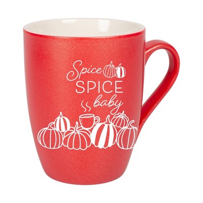 Elanze Designs Spice Spice Baby Crimson Red 10 ounce New Bone China Coffee Cup Mug