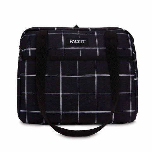 Packit Freezable Hampton Lunch Bag - Black Grid : Target