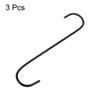 Unique Bargains High Manganese Steel Kitchen Garden Bathroom S-shaped Hooks and Hangers 3 Pcs - 3 of 4
